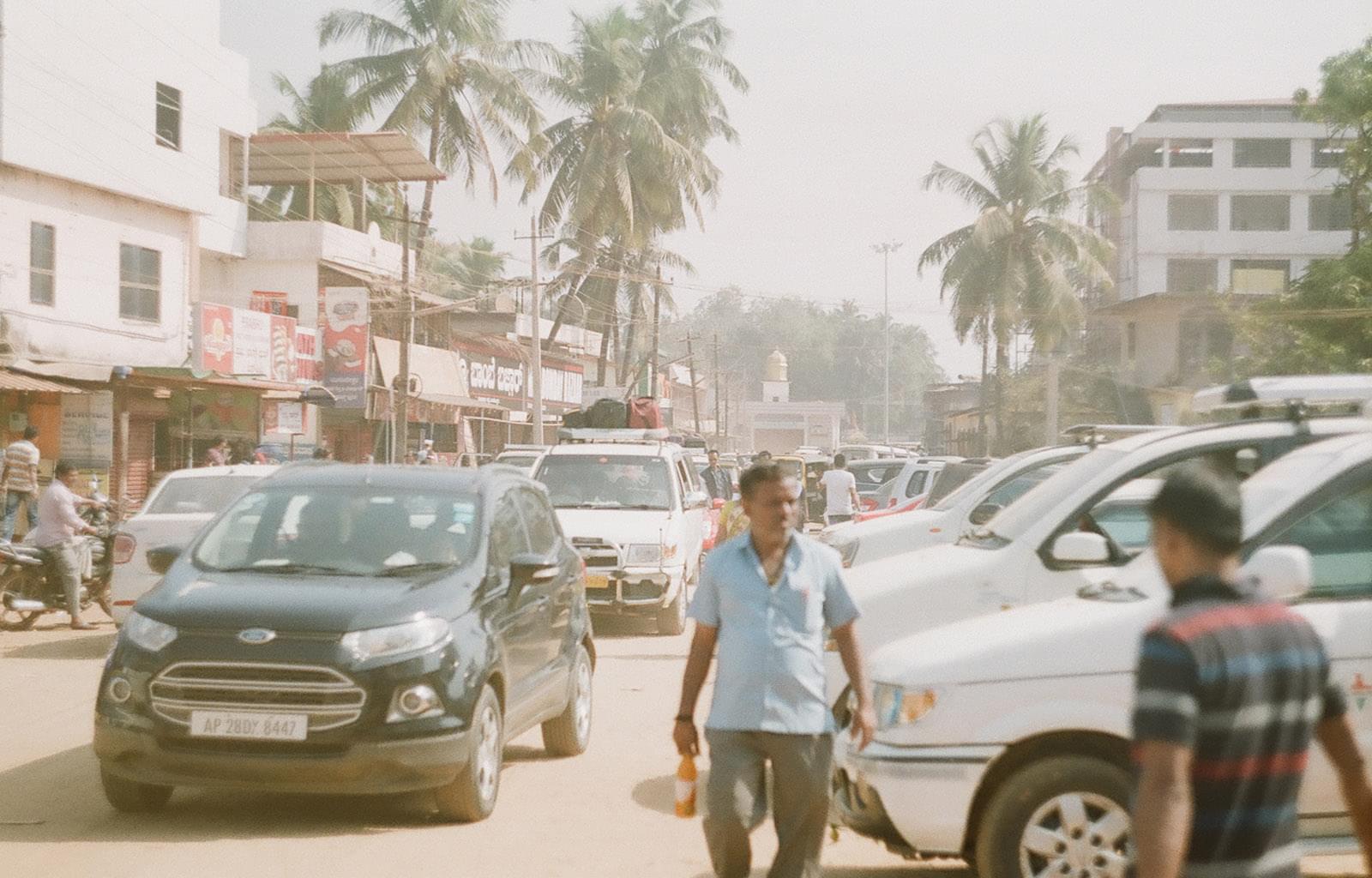 Вид на улицу Индии