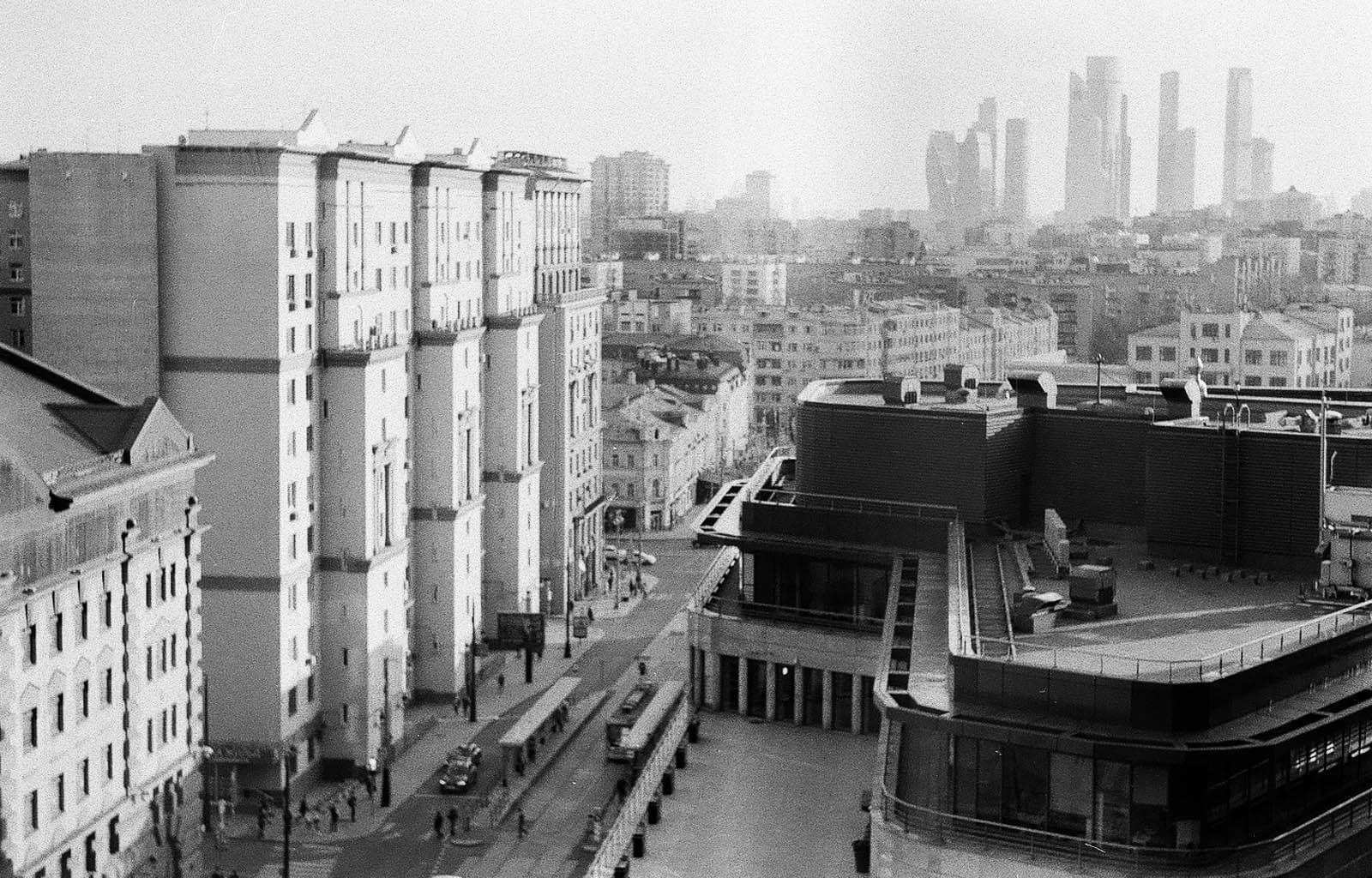 Вид на здания Moscow City