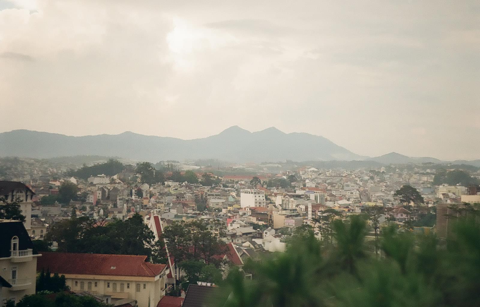 Вид на город